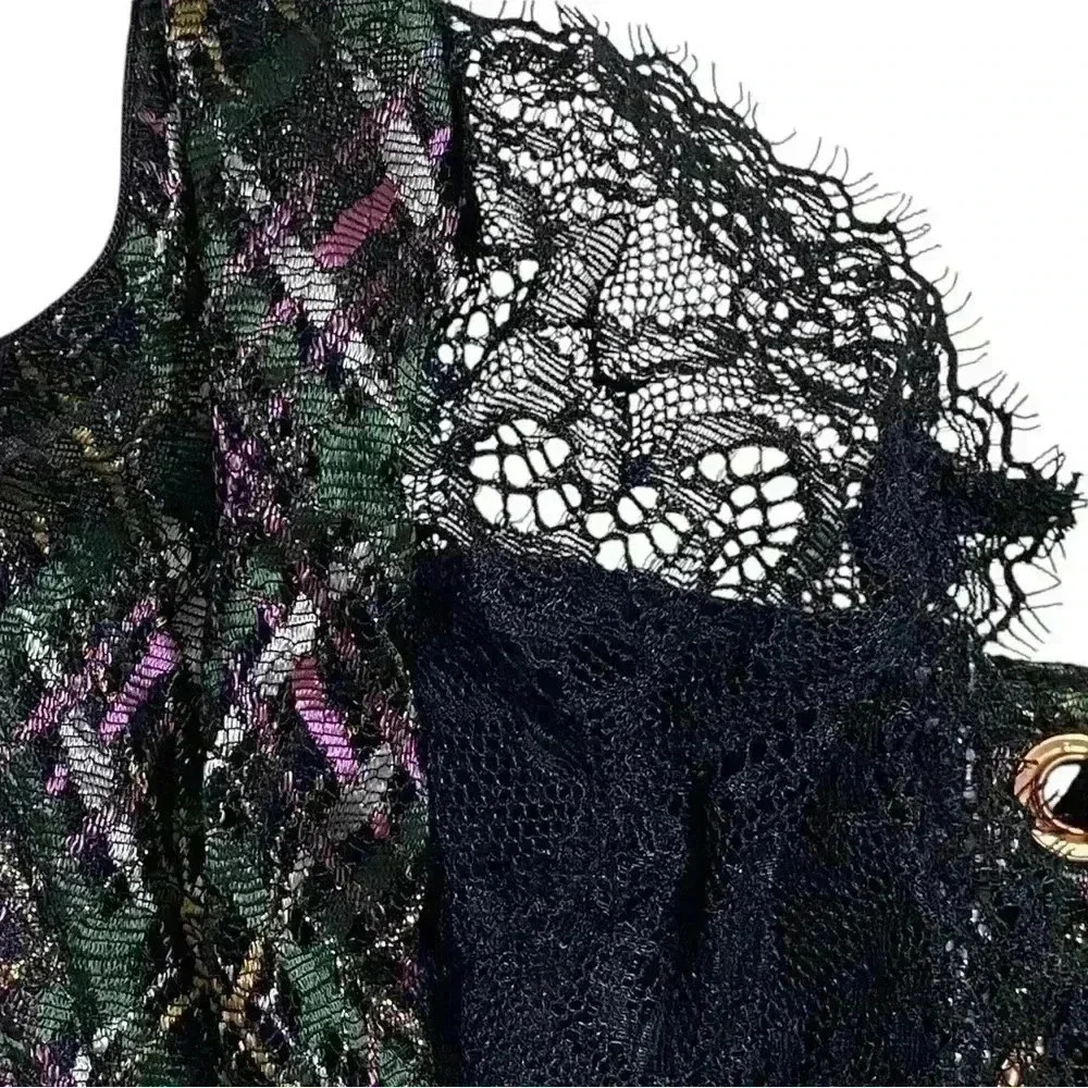 Savage X Fenty A Little Tart Women’s XS Black Multi Plaid Corset Bustier NWT - Picture 5 of 12